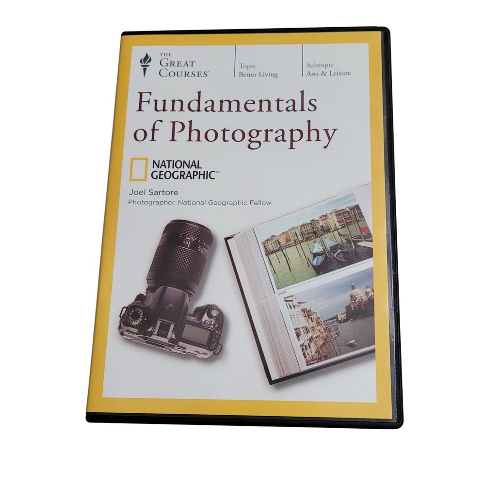 The Great Courses Fundamentals of Photography J Sartore National Geographic DVDs